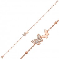 Gümüş Rose Dorissa Kelebek Bayan Bileklik Gümüş Rose Dorissa Kelebek Bayan Bileklik