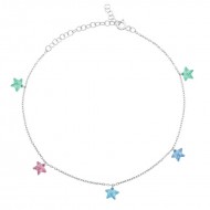 Gümüş Renkli Yıldız Halhal Gümüş Renkli Yıldız Halhal