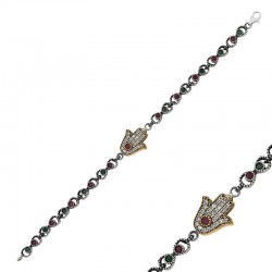 Gümüş Fatma Ana Eli Otantik Bayan Bileklik Gümüş Fatma Ana Eli Otantik Bayan Bileklik