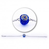 Gümüş Nazar Topu Bayan Bileklik Gümüş Nazar Topu Bayan Bileklik