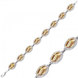 Gümüş Osmanlı Tuğralı Bayan Bileklik Gümüş Osmanlı Tuğralı Bayan Bileklik