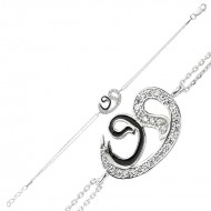 Gümüş İki Vavlı Bayan Bileklik Gümüş İki Vavlı Bayan Bileklik