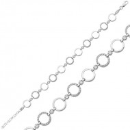 Gümüş Halka Bayan Bileklik Gümüş Halka Bayan Bileklik