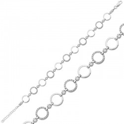 Gümüş Halka Bayan Bileklik Gümüş Halka Bayan Bileklik