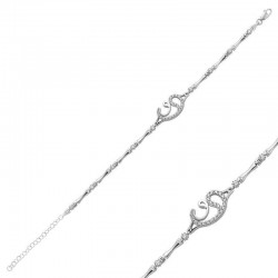 Gümüş Vav Bayan Bileklik Gümüş Vav Bayan Bileklik