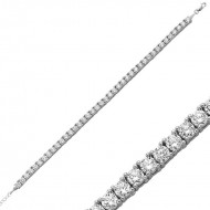 Gümüş Tırnaklı Su Yolu Bayan Bileklik Gümüş Tırnaklı Su Yolu Bayan Bileklik