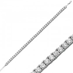 Gümüş Tırnaklı Su Yolu Bayan Bileklik Gümüş Tırnaklı Su Yolu Bayan Bileklik