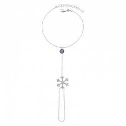 Gümüş Nazarlı Kar Tanesi Şahmeran Bileklik Gümüş Nazarlı Kar Tanesi Şahmeran Bileklik