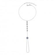 Gümüş Nazarlı Su Yolu Şahmeran Bileklik