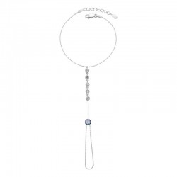 Gümüş Nazarlı Su Yolu Şahmeran Bileklik Gümüş Nazarlı Su Yolu Şahmeran Bileklik