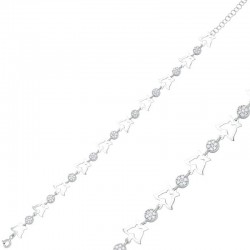 Gümüş Kelebek Bayan Bileklik