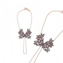 Gümüş Rose Kelebek Şahmeran Bileklik Gümüş Rose Kelebek Şahmeran Bileklik