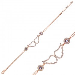 Gümüş Rose Melek Kanadı Bileklik Gümüş Rose Melek Kanadı Bileklik