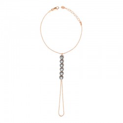 Gümüş Rose Elmas Montür Şahmeran Bileklik Gümüş Rose Elmas Montür Şahmeran Bileklik