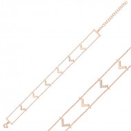 Gümüş Rose V Bayan Bileklik Gümüş Rose V Bayan Bileklik