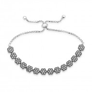 Gümüş Papatya Bayan Asansör Bileklik Gümüş Papatya Bayan Asansör Bileklik