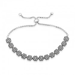 Gümüş Papatya Bayan Asansör Bileklik Gümüş Papatya Bayan Asansör Bileklik