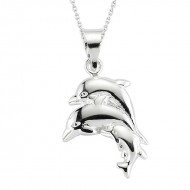 Gümüş Yunus Balığı Kolye Gümüş Yunus Balığı Kolye
