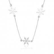 Gümüş Kar Tanesi Bayan Kolye Gümüş Kar Tanesi Bayan Kolye