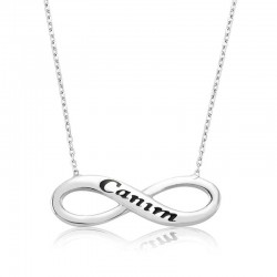 Gümüş Canım Sonsuzluk Bayan Kolye Gümüş Canım Sonsuzluk Bayan Kolye