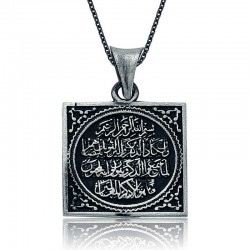 Gümüş Nazar Duası Bayan Kolye Gümüş Nazar Duası Bayan Kolye