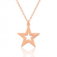 Gümüş Yıldız Bayan Kolye Gümüş Yıldız Bayan Kolye