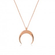 Gümüş Hilal Kolye Gümüş Hilal Kolye