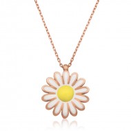 Gümüş Papatya Bayan Kolye Gümüş Papatya Bayan Kolye