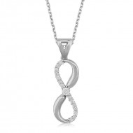 Gümüş Sonsuzluk Bayan Kolye Gümüş Sonsuzluk Bayan Kolye