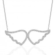 Gümüş Melek Kanadı Bayan Kolye Gümüş Melek Kanadı Bayan Kolye