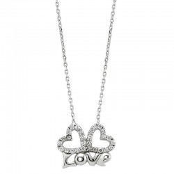 Gümüş Love Yazılı Kalpli Bayan Kolye Gümüş Love Yazılı Kalpli Bayan Kolye