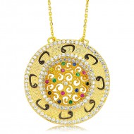 Gümüş Vav Bayan Kolye Gümüş Vav Bayan Kolye