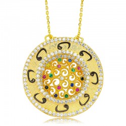 Gümüş Vav Bayan Kolye Gümüş Vav Bayan Kolye