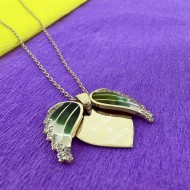 Gümüş Rose Kalpli İsimli Bayan Kolye Gümüş Rose Kalpli İsimli Bayan Kolye