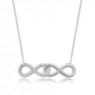 Gümüş Sonsuz Aşk Bayan Kolye Gümüş Sonsuz Aşk Bayan Kolye