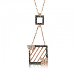 Gümüş Kelebekli Bayan Kolye Gümüş Kelebekli Bayan Kolye