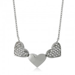 Gümüş 3 Kalpli Bayan Kolye Gümüş 3 Kalpli Bayan Kolye