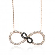 Gümüş İki Sonsuzluk Bayan Kolye Gümüş İki Sonsuzluk Bayan Kolye