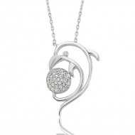 Gümüş Yunus Bayan Kolye Gümüş Yunus Bayan Kolye