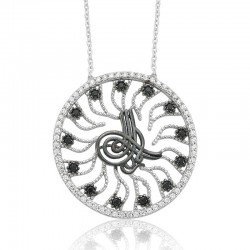 Gümüş Tuğra Bayan Kolye Gümüş Tuğra Bayan Kolye