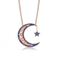 Gümüş Ay Yıldız Bayan Kolye Gümüş Ay Yıldız Bayan Kolye