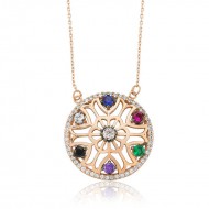 Gümüş Yaşam Çiçeği Bayan Kolye Gümüş Yaşam Çiçeği Bayan Kolye