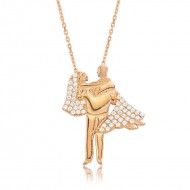 Gümüş Evlilik Bayan Kolye Gümüş Evlilik Bayan Kolye