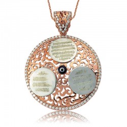 Gümüş Ayetel Kürsi ve Dualar Bayan Kolye Gümüş Ayetel Kürsi ve Dualar Bayan Kolye