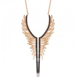 Gümüş Melek Kanadı Bayan Kolye Gümüş Melek Kanadı Bayan Kolye