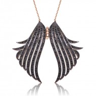 Gümüş Melek Kanadı Bayan Kolye Gümüş Melek Kanadı Bayan Kolye