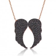 Gümüş Melek Kanadı Bayan Kolye Gümüş Melek Kanadı Bayan Kolye