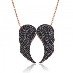 Gümüş Melek Kanadı Bayan Kolye Gümüş Melek Kanadı Bayan Kolye