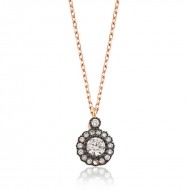 Gümüş Çiçek Bayan Kolye Gümüş Çiçek Bayan Kolye