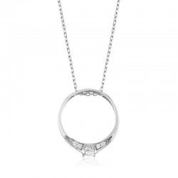 Gümüş Tek Taş Yüzük Bayan Kolye Gümüş Tek Taş Yüzük Bayan Kolye